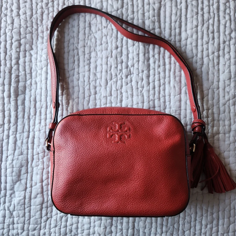 Tory Burch Red Crossbody Camera Bag - Picture 8 of 15